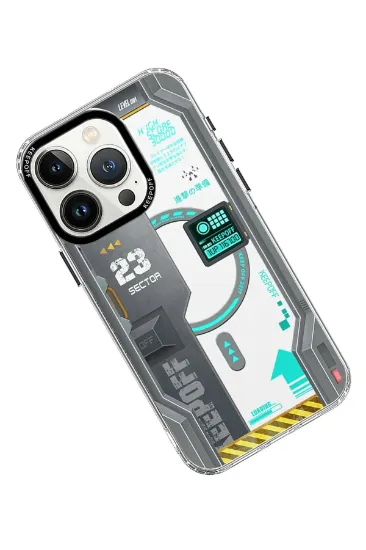 Keep Off iPhone 15 Pro Max Future Armor Magsafe Kapak - Advance Attack resmi