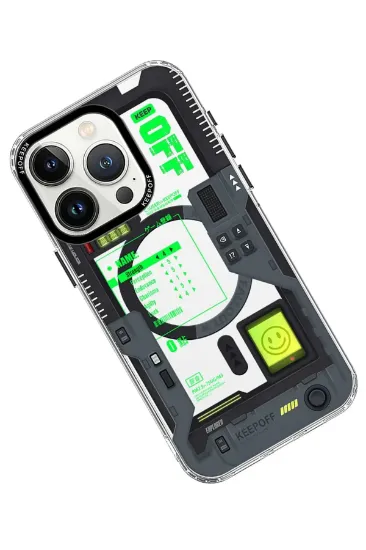 Keep Off iPhone 15 Pro Max Future Armor Magsafe Kapak - Radiation resmi