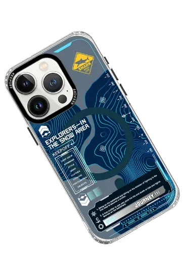 Keep Off iPhone 15 Pro Map Magsafe Kapak - Island resmi