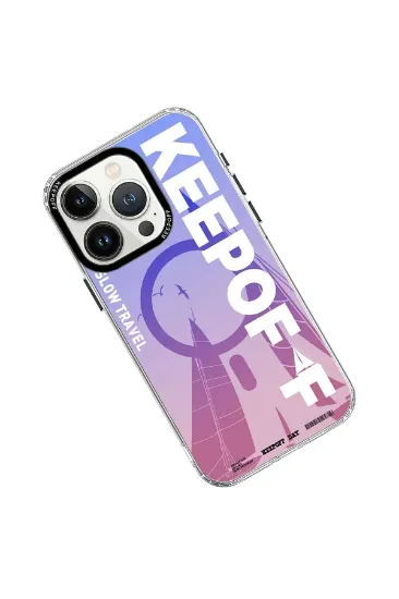 Keep Off iPhone 15 Pro Summer Travel Magsafe Kapak - Quiet Wandering resmi
