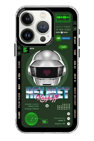 Keep Off iPhone 15 Pro Max Parallel Space Time Magsafe Kapak - Metal Confession resmi