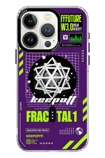 Keep Off iPhone 15 Pro Max Parallel Space Time Magsafe Kapak - Heart of Atom resmi