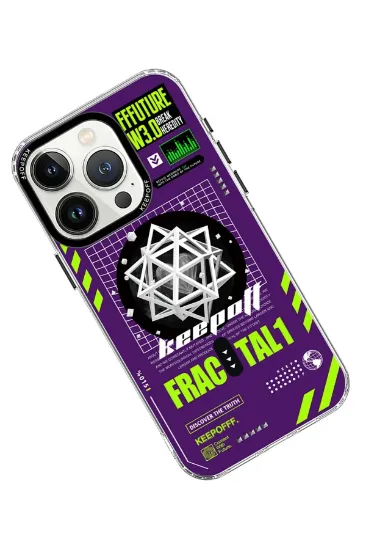 Keep Off iPhone 15 Pro Max Parallel Space Time Magsafe Kapak - Heart of Atom resmi