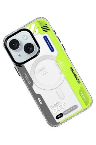 Keep Off iPhone 15 Imagination Of Time Magsafe Kapak - Change Myself resmi