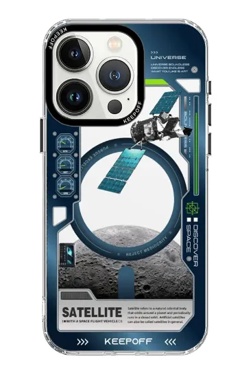 Keep Off iPhone 15 Pro Max Aerospace Magsafe Kapak - Satellite resmi