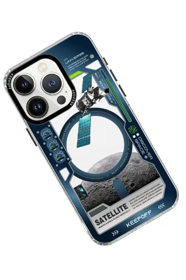 Keep Off iPhone 15 Pro Max Aerospace Magsafe Kapak - Satellite resmi