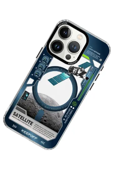 Keep Off iPhone 15 Pro Max Aerospace Magsafe Kapak - Satellite resmi