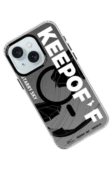 Keep Off iPhone 15 Summer Travel Magsafe Kapak - Starry Night resmi