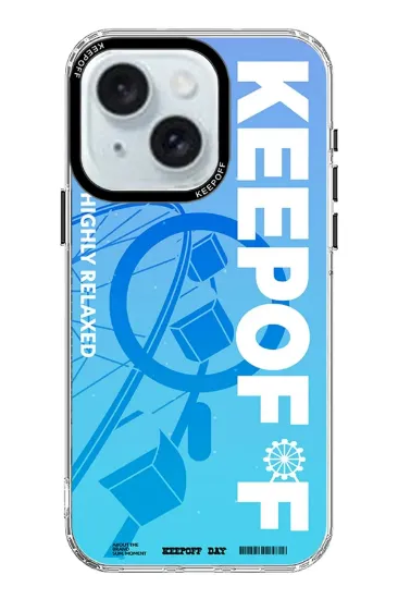 Keep Off iPhone 15 Summer Travel Magsafe Kapak - High Relaxation resmi