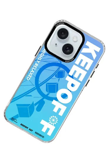 Keep Off iPhone 15 Summer Travel Magsafe Kapak - High Relaxation resmi