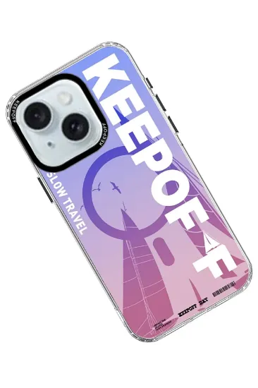 Keep Off iPhone 15 Summer Travel Magsafe Kapak - Quiet Wandering resmi