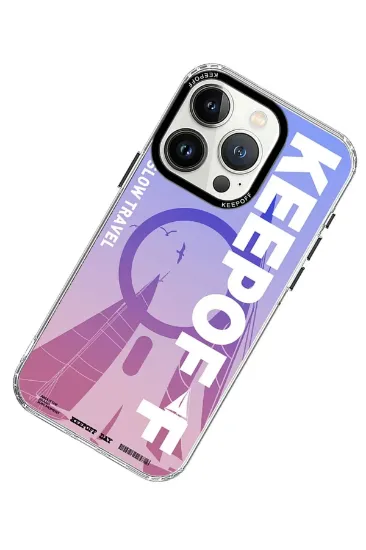 Keep Off iPhone 15 Pro Max Summer Travel Magsafe Kapak - Quiet Wandering resmi