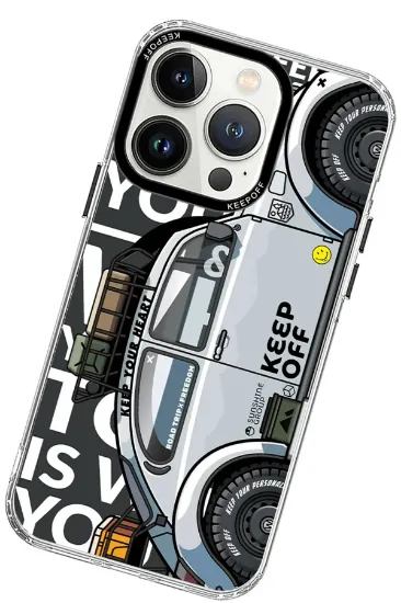 Keep Off iPhone 15 Pro Max Cross Country Travel Magsafe Kapak - Highway resmi