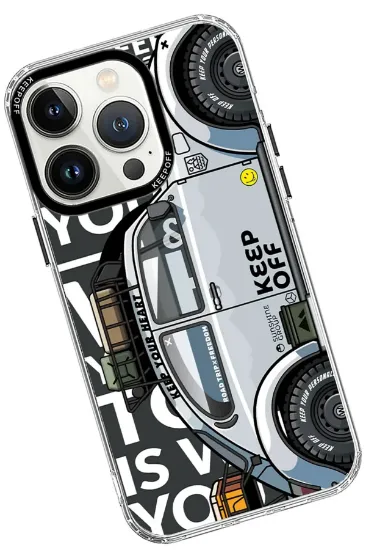 Keep Off iPhone 15 Pro Max Cross Country Travel Magsafe Kapak - Highway resmi