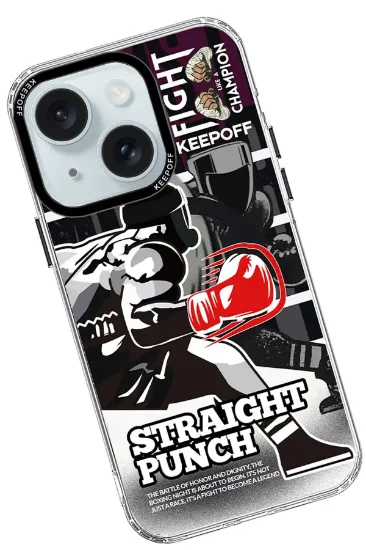Keep Off iPhone 15 Arena Fighting Magsafe Kapak - Duel resmi