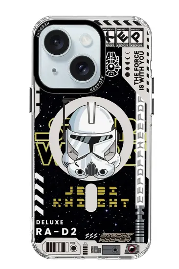 Keep Off iPhone 15 DNA Magsafe Kapak - Jedi Knight resmi