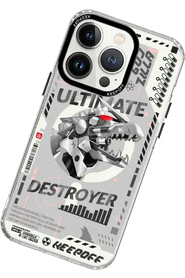 Keep Off iPhone 15 Pro DNA Magsafe Kapak - Godzilla resmi