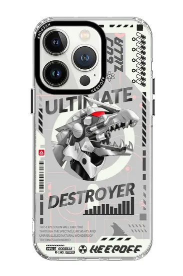 Keep Off iPhone 15 Pro Max DNA Magsafe Kapak - Godzilla resmi