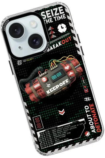 Keep Off iPhone 15 Battlefield Magsafe Kapak - Blasting resmi