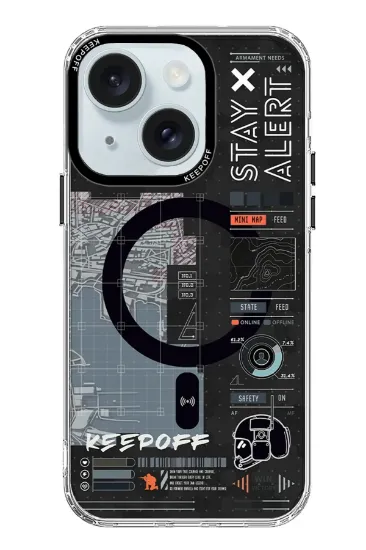 Keep Off iPhone 15 Battlefield Magsafe Kapak - Strategy resmi