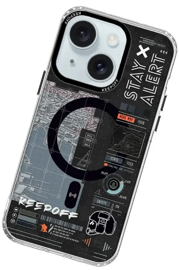 Keep Off iPhone 15 Battlefield Magsafe Kapak - Strategy resmi