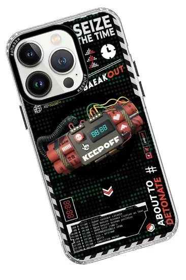 Keep Off iPhone 15 Pro Battlefield Magsafe Kapak - Blasting resmi