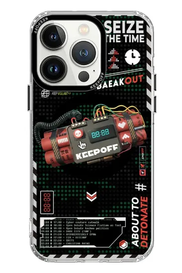 Keep Off iPhone 15 Pro Max Battlefield Magsafe Kapak - Blasting resmi