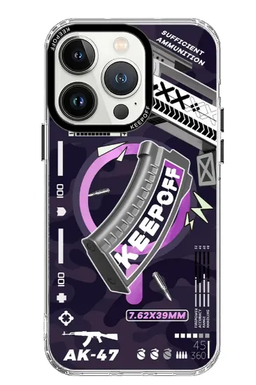 Keep Off iPhone 15 Pro Max Battlefield Magsafe Kapak - Prepare Ammuniton resmi