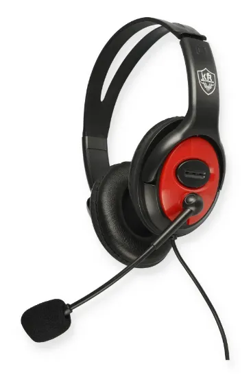 Karler Bass GM701 Kafa Üstü Oyuncu Kulaklık - Kırmızı resmi