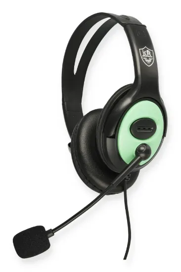 Karler Bass GM703 Kafa Üstü Oyuncu Kulaklık - Yeşil resmi