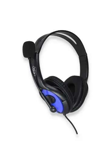 Karler Bass GM702 Kafa Üstü Oyuncu Kulaklık - Mavi resmi