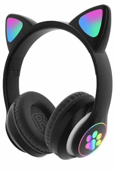Karler Bass STN28 Kablosuz Kedi Kulaklık - Siyah resmi