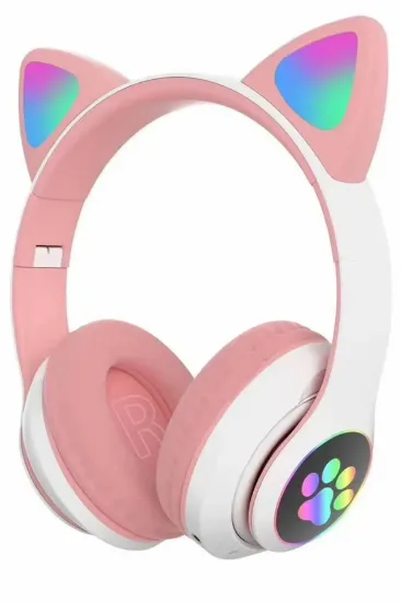 Karler Bass STN28 Kablosuz Kedi Kulaklık - Pembe resmi