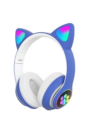 Karler Bass STN28 Kablosuz Kedi Kulaklık - Mavi resmi