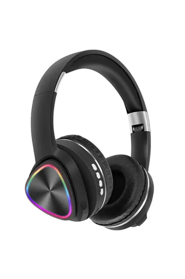 Karler Bass Tune 650 BT RGB Kablosuz Kafaüstü Kulaklık - Siyah resmi