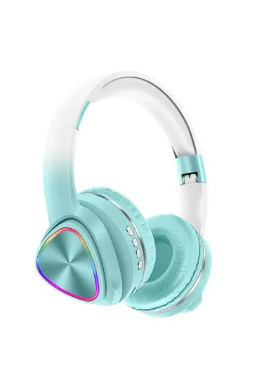 Karler Bass Tune 650 BT RGB Kablosuz Kafaüstü Kulaklık - Yeşil resmi