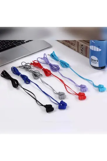 Karler Bass KR-207 Mıknatıslı Kablolu Kulaklık - Mavi resmi