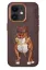 Venco iPhone 11 Perma Desenli Kapak - Kahverengi resmi