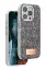 Onegif iPhone 15 Pro Max Bright Simli Kapak - Gümüş resmi