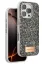 Onegif iPhone 16 Pro Bright Simli Kapak - Gümüş resmi