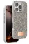 Onegif iPhone 16 Pro Bright Simli Kapak - Çöl Titanyum resmi