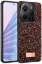 Onegif Xiaomi Redmi Note 14 4G Bright Simli Kapak - Derin Mor resmi