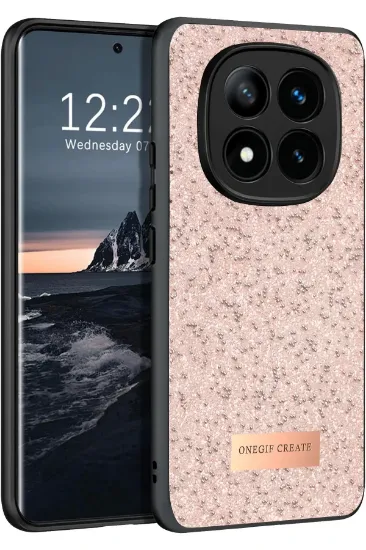 Onegif Xiaomi Redmi Note 14 Pro 4G Bright Simli Kapak - Pembe resmi