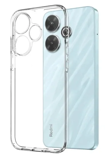 Newface Xiaomi Redmi 13 4G Kılıf Kart Şeffaf Silikon - Şeffaf resmi