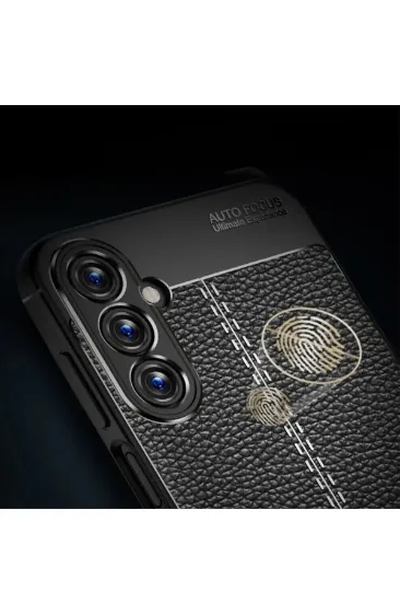 Newface Samsung Galaxy A15 4G Kılıf Auto Focus Kapak - Siyah resmi
