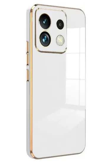 Newface Xiaomi Poco M6 Pro 4G Kılıf Volet Silikon - Beyaz resmi