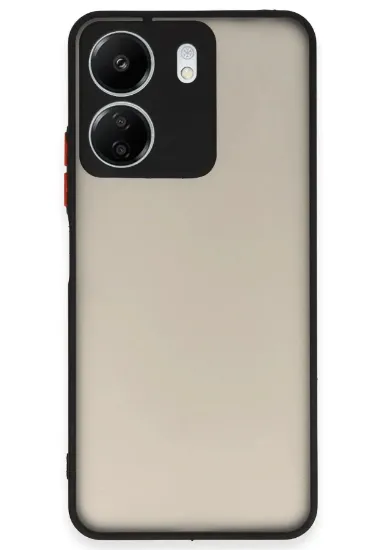 Newface Xiaomi Redmi 13C Kılıf Montreal Silikon Kapak - Siyah resmi