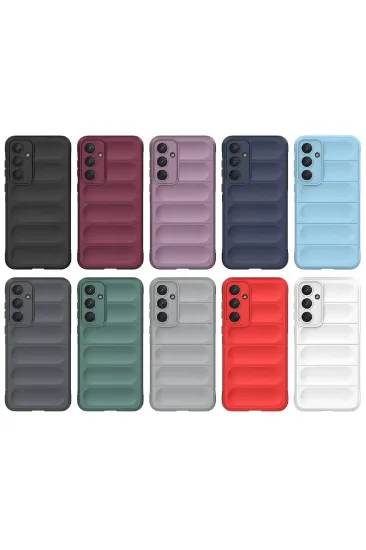 Newface Samsung Galaxy A35 5G Kılıf Optimum Silikon - Sky Blue resmi