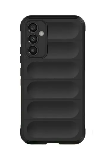 Newface Samsung Galaxy A05S Kılıf Optimum Silikon - Siyah resmi