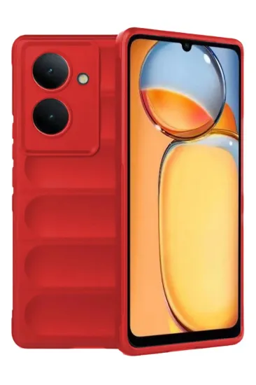 Newface Xiaomi Redmi 13C Kılıf Optimum Silikon - Kırmızı resmi